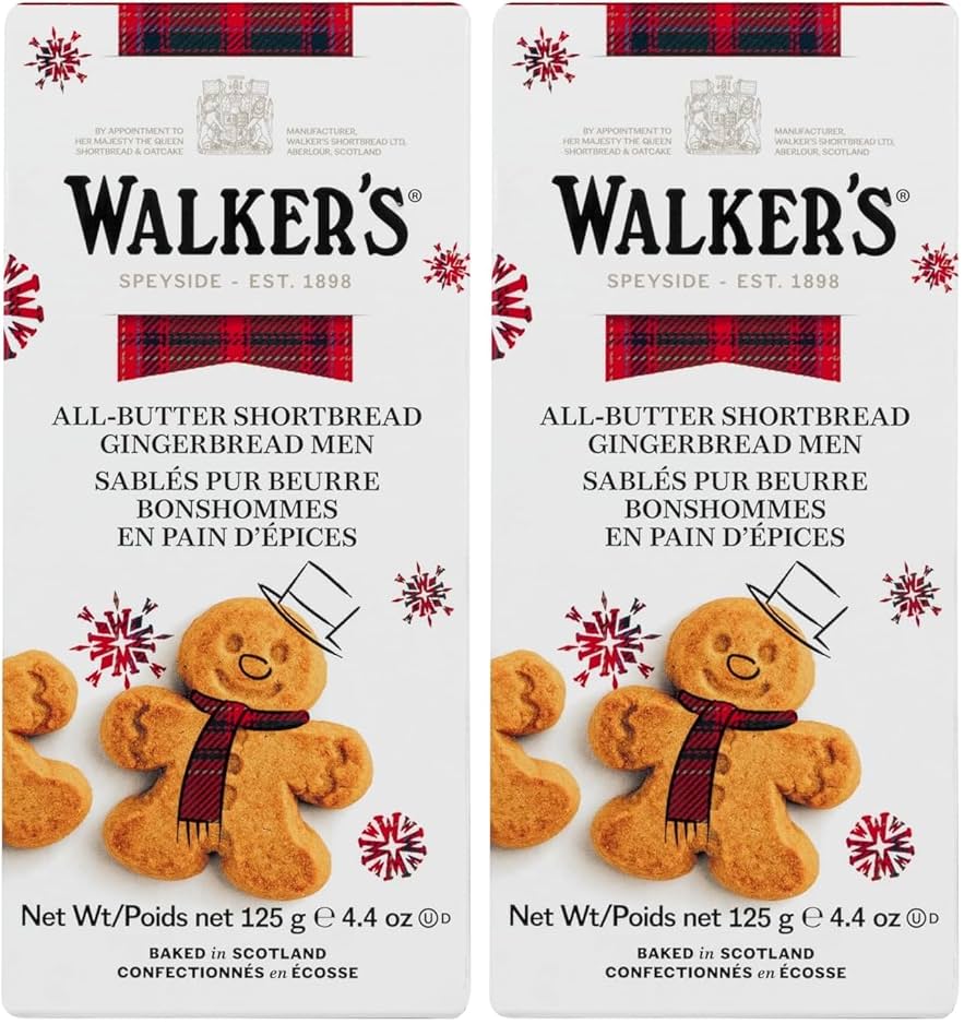 Amazon.com: Walker's Shortbread 8 Gingerbread Men Cookies